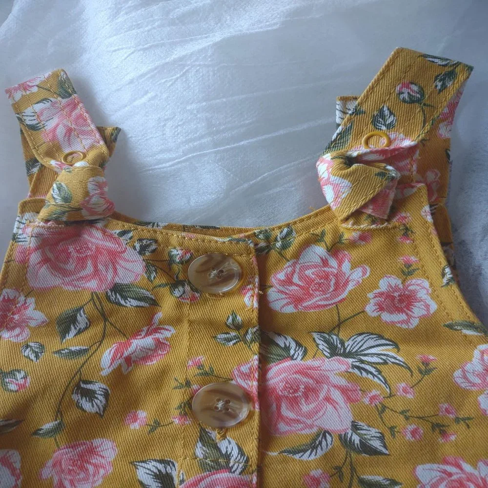 Little Lass Baby Girls 2pc Onesie Top and Jumper Set NEW - Picture 6 of 9